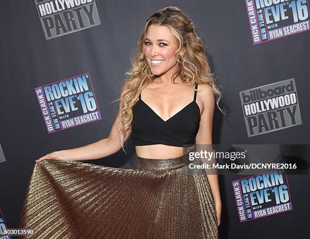 Singer Rachel Platten attends Dick Clark's New Year's Rockin' Eve with Ryan Seacrest 2016 on December 31, 2015 in Los Angeles, CA.