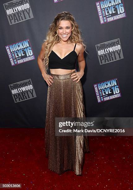 Singer Rachel Platten attends Dick Clark's New Year's Rockin' Eve with Ryan Seacrest 2016 on December 31, 2015 in Los Angeles, CA.