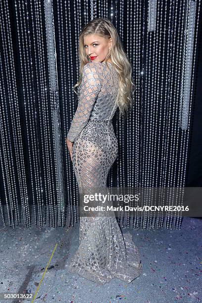 Fergie attends Dick Clark's New Year's Rockin' Eve with Ryan Seacrest 2016 on December 31, 2015 in Los Angeles, CA.