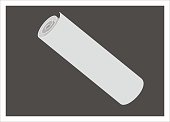 paper roll simple illustration