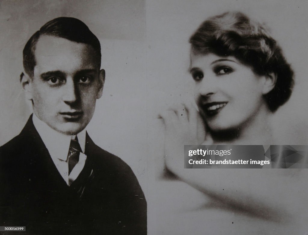 Prince Louis Ferdinand Of Prussia (1907-1994) - Son Of Crown Prince Wilhelm Of Prussia - And The Actress Lili Damita (1904-1994). Photograph.