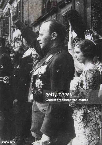 Philipp Prinz von Hessen and his wife Mafalda at its inception as a National Socialist Upper president of the Prussian province of Hesse-Nassau. 8th...