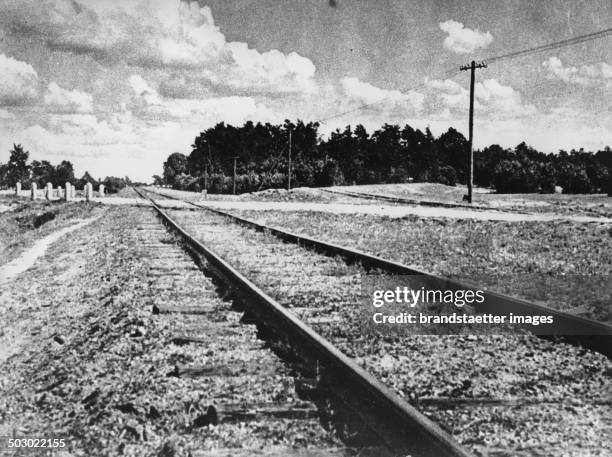 This way led to Treblinka. Here passed all transports of Jews from almost all Europe destinated for annihilation in Treblinka death camp. Warsaw....