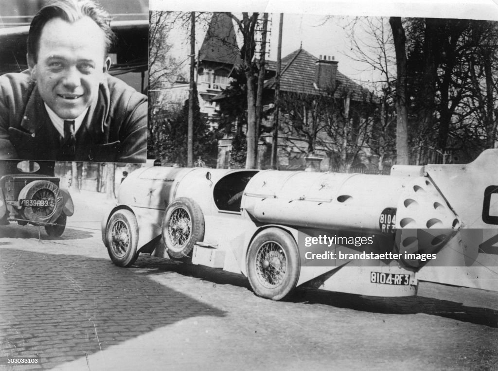 Stap Car The French racing car constructor Stapp with his race car... News Photo ...