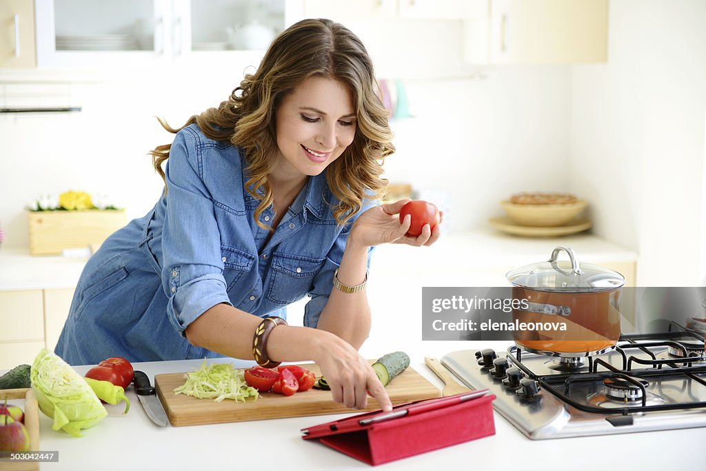 Woman in the kitchen