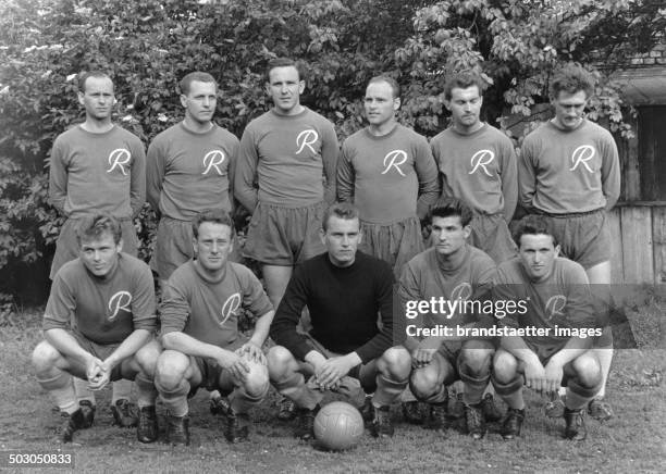 Rapid Mannschaft. 1956. Photographie.