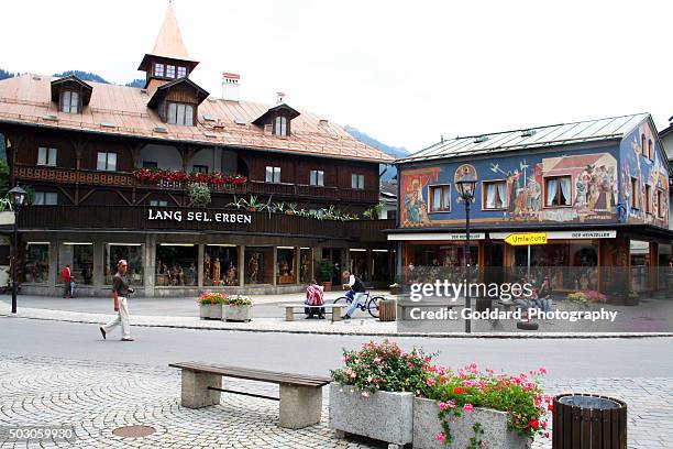 deutschland: oberammergau - oberammergau stock-fotos und bilder