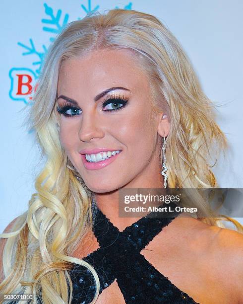 Model Ivy Ferguson at Babes In Toyland And BenchWarmer Charity Toy Drive held at Avalon on December 9, 2015 in Hollywood, California.