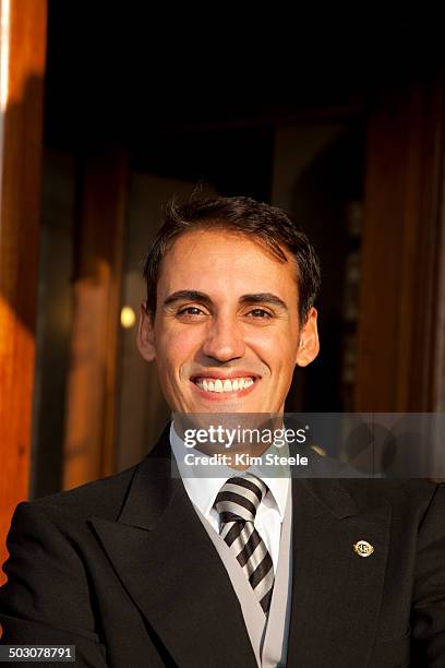 grand hotel parkers, naples - door attendant stock pictures, royalty-free photos & images