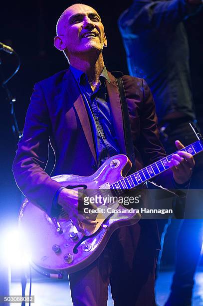 Paul Kelly performs at Falls Festival on January 1, 2016 in Byron Bay, Australia.
