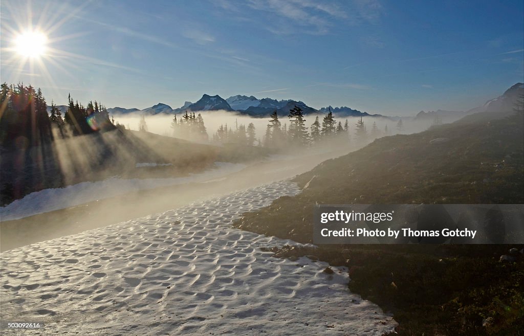 Sunrise, Copper Ridge, North Cascades National Park, Washington State