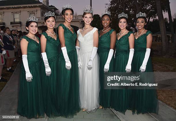 Rose Princess Sarah Sumiko Shaklan, Rachelle Chacal Renee Liu, Bryce Marie Bakewell, Queen Erika Karen Winter, Princess Regina Marche Pullens,...