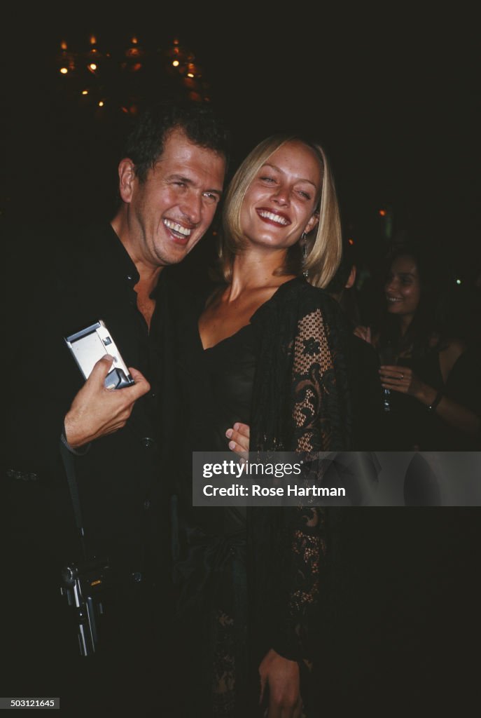Mario Testino And Amber Valletta