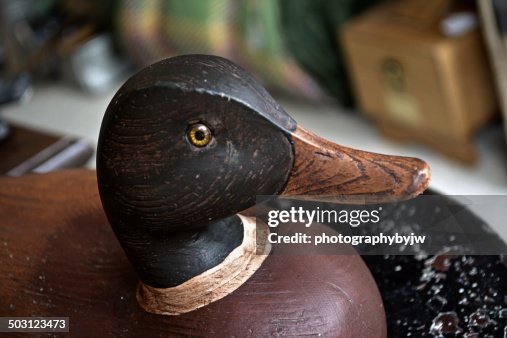Carved Wood Duck Decoy Carved Wood Duck Decoy