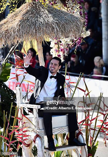 Season 20 Bachelor Ben Higgins participates in the 127th Tournament of Roses Parade presented by Honda on January 1, 2016 in Pasadena, California.