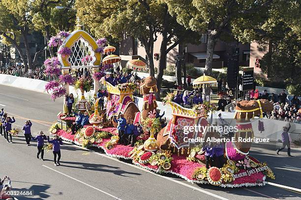 The Donate Life float participates in the 127th Tournament of Roses Parade presented by Honda on January 1, 2016 in Pasadena, California.