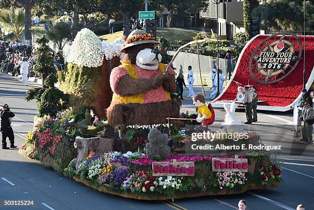 The South Pasadena Tournament of Roses Association float participates in the 127th Tournament of Roses Parade presented by Honda on January 1, 2016...