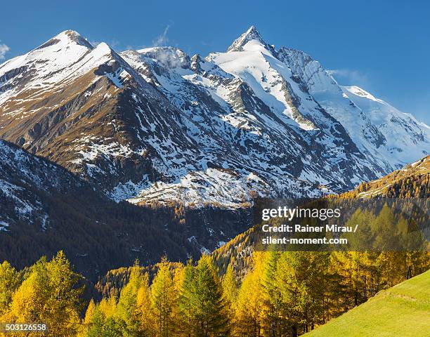 großglockner - hohe tauern national park stockfoto's en -beelden