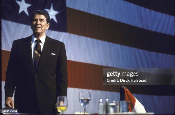Pres. Ronald W. Reagan at GOP Fundraiser for Sen. Cand. Rep. James T. Broyhill.