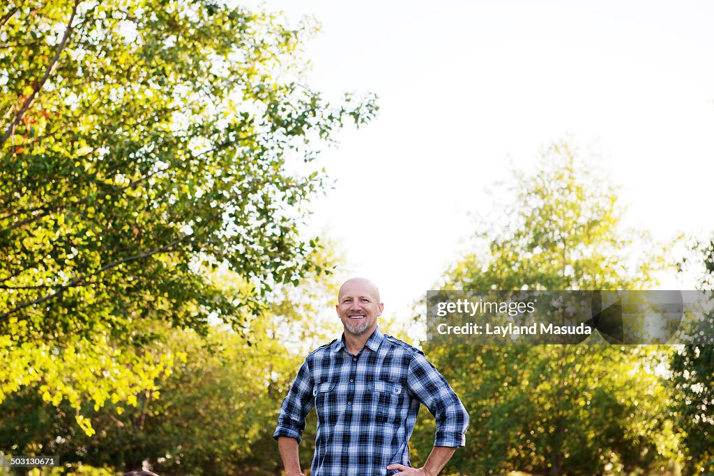 Man In Plaid Shirt