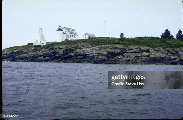 Artist Andrew Wyeth's lighthouse that is his summer retreat.