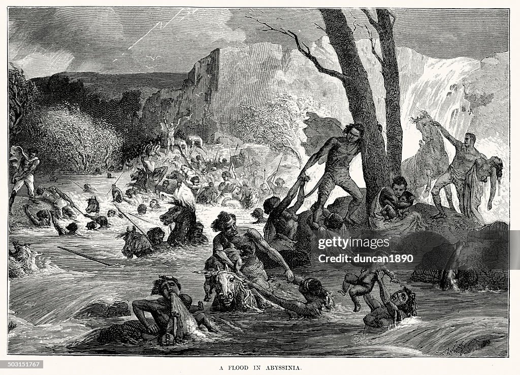 Flood in Abyssinia
