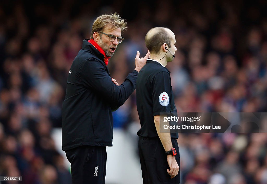 West Ham United v Liverpool - Premier League