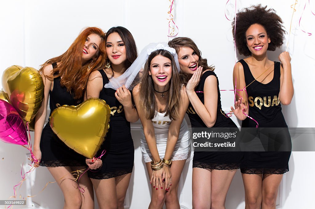 Bride's squad