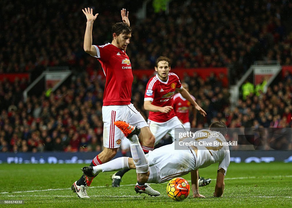 Manchester United v Swansea City - Premier League