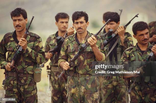 Kurdish special operations peshmerga training for the day they will fight Iraqi forces. The Kurds are located within the northern area of Iraq...