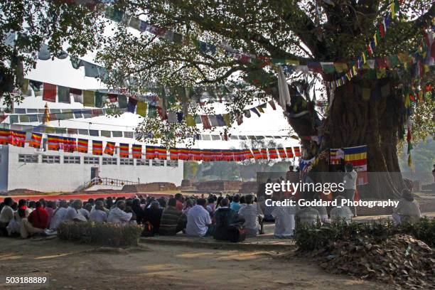 nepal: maya devi temple in lumbini - lumbini nepal stock pictures, royalty-free photos & images