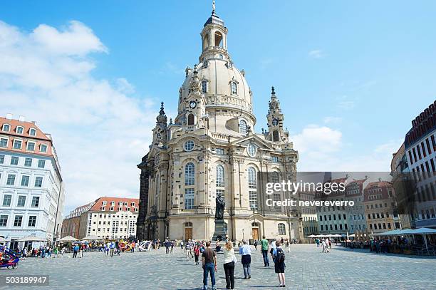 dresden, germany - dresden frauenkirche cathedral stock pictures, royalty-free photos & images