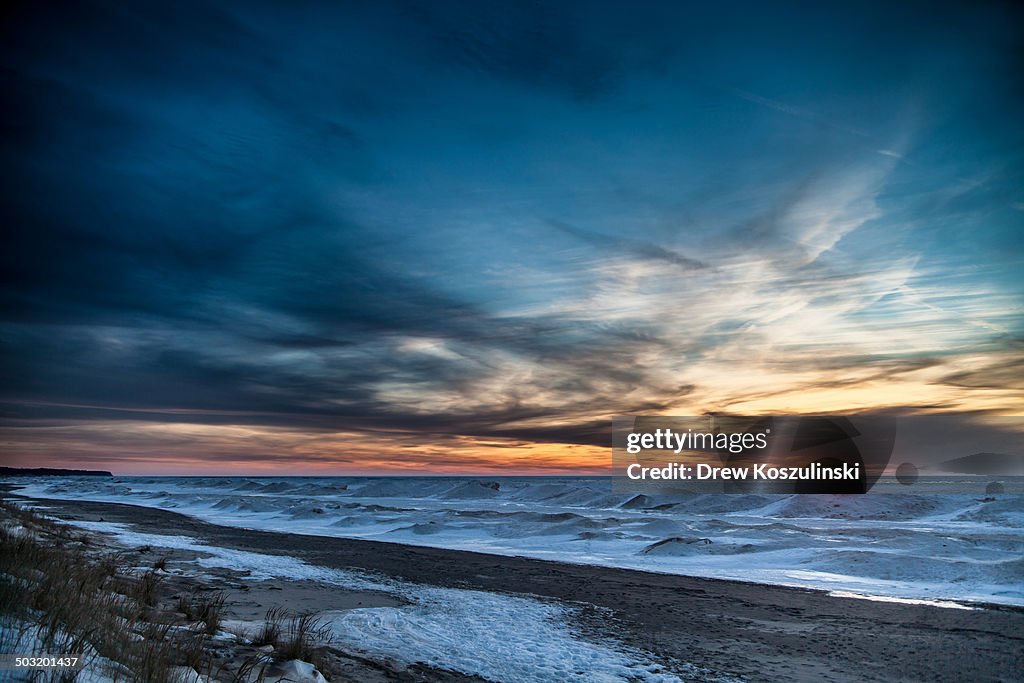 Lake Michigan Winter