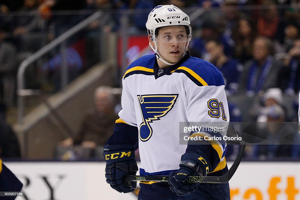 Toronto Maple Leafs versus St. Louis Blues