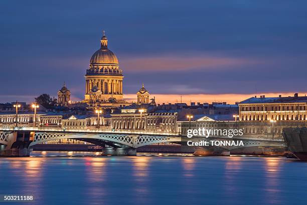 saint isaac's cathedral , saint petersburg - sankt petersburg stock-fotos und bilder