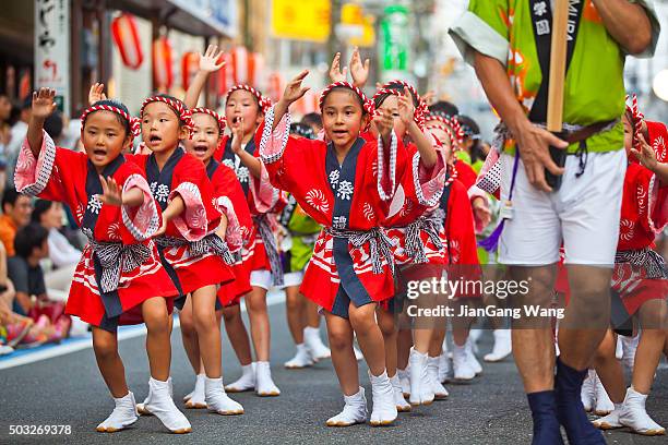 the 39th kanagawa yamato awaodori festival - happi stock pictures, royalty-free photos & images