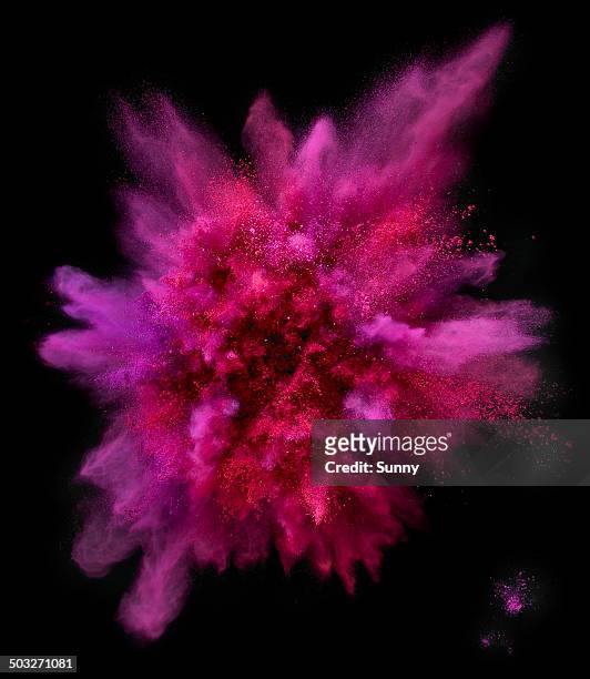 color explosion - exploderen stockfoto's en -beelden