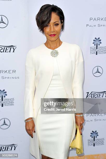 Jada Pinkett Smith attends Variety's Creative Impact Awards and 10 Directors To Watch Brunch at the Parker Palm Springs on January 3, 2016 in Palm...