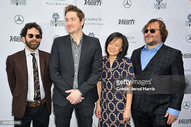 Charlie Kaufman, Duke Johnson, Janine Lew and Jack Black attend Variety's Creative Impact Awards and 10 Directors To Watch Brunch at the Parker Palm...