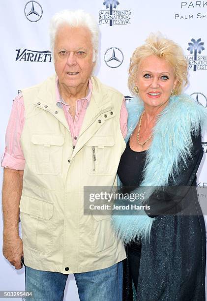 Singer Jack Jones and Eleonora Jones attend Variety's Creative Impact Awards and 10 Directors To Watch Brunch at the Parker Palm Springs on January...