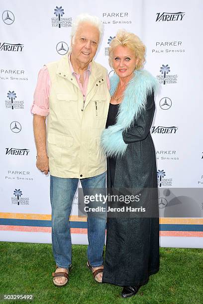 Singer Jack Jones and Eleonora Jones attend Variety's Creative Impact Awards and 10 Directors To Watch Brunch at the Parker Palm Springs on January...