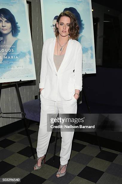 Actress Kristen Stewart attends a screening of "Clouds Of Sils Maria" hosted by IFC at the IFC Center on January 3, 2016 in New York City.
