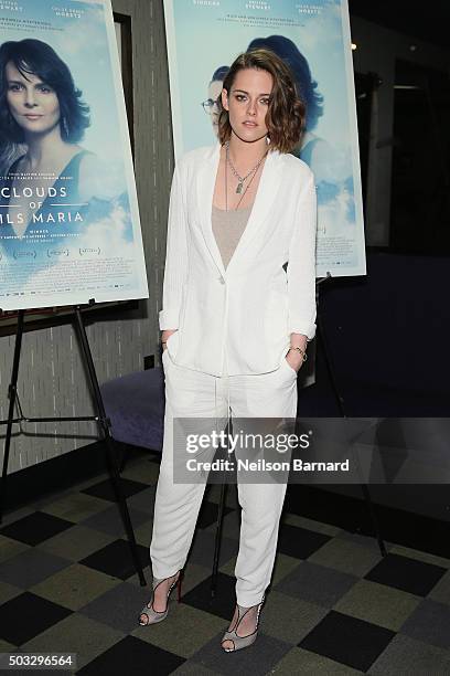 Actress Kristen Stewart attends a screening of "Clouds Of Sils Maria" hosted by IFC at the IFC Center on January 3, 2016 in New York City.