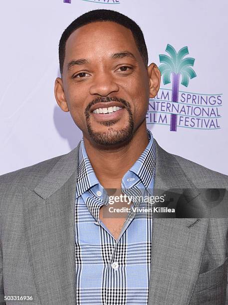 Actor Will Smith attends a screening of "Concussion" at the 27th Annual Palm Springs International Film Festival on January 3, 2016 in Palm Springs,...