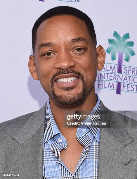 Actor Will Smith attends a screening of "Concussion" at the 27th Annual Palm Springs International Film Festival on January 3, 2016 in Palm Springs,...