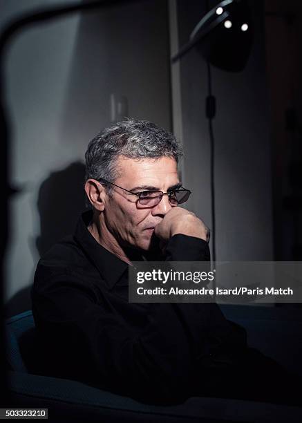 Film director Abdellatif Kechiche is photographed for Paris Match on December 16, 2015 in Paris, France.