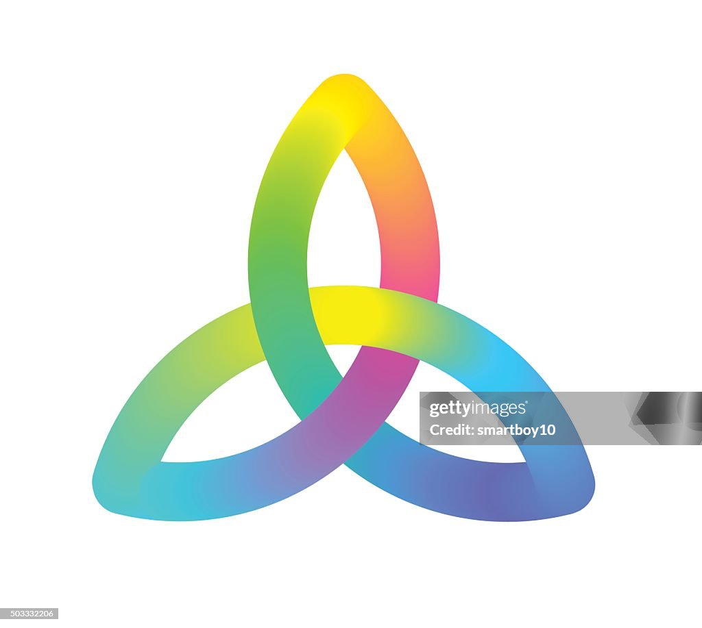 Celtic Trinity Knot or Triquetra Symbol