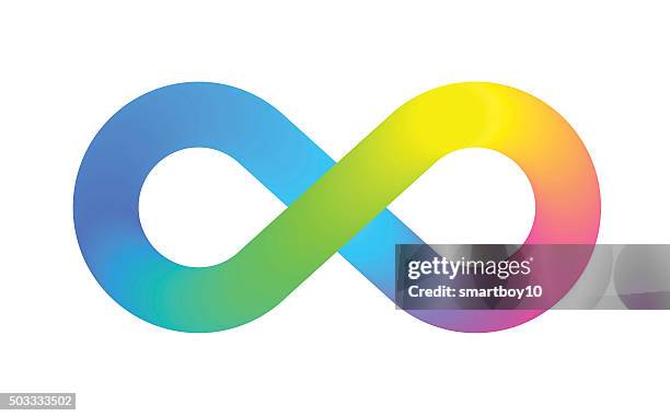 bildbanksillustrationer, clip art samt tecknat material och ikoner med infinity symbol logo - evighet