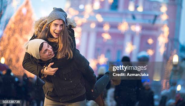 weihnachten liebe - ljubljana city stock-fotos und bilder