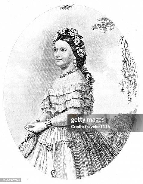 ilustraciones, imágenes clip art, dibujos animados e iconos de stock de mary todd lincoln - mary todd lincoln